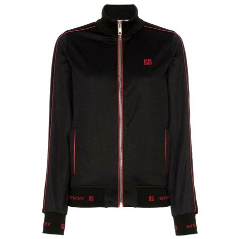 givenchy track jacket red stripe|Givenchy Logo Embroidered Track Jacket .